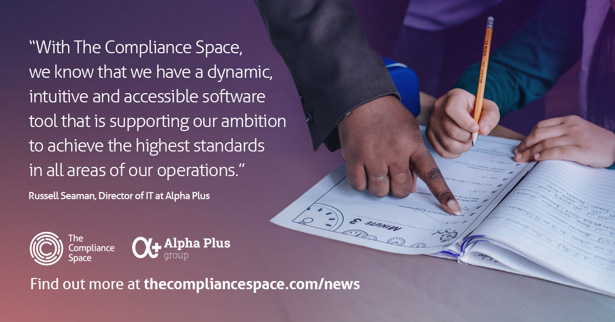 The Compliance Space testimonial - Alpha Plus